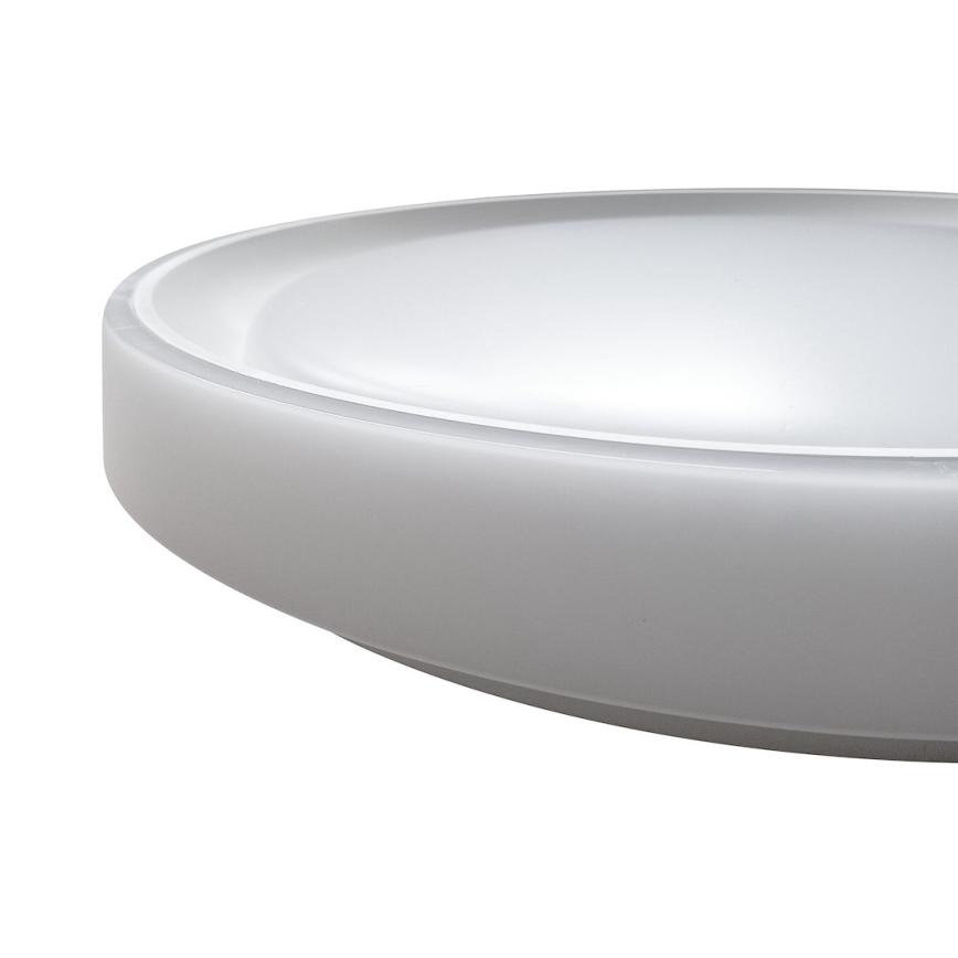 LED RGBW prigušiva stropna svetiljka MELO LED/36W/230V 3000-6000K prečnik 39 cm bela + daljinski upravljač