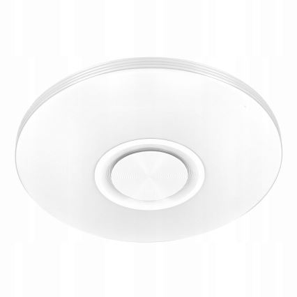 LED RGBW prigušiva plafonsko svetlo sa zvučnikom LED/60W/230V 3000-6000K prečnik 40 cm belo + daljinski upravljač