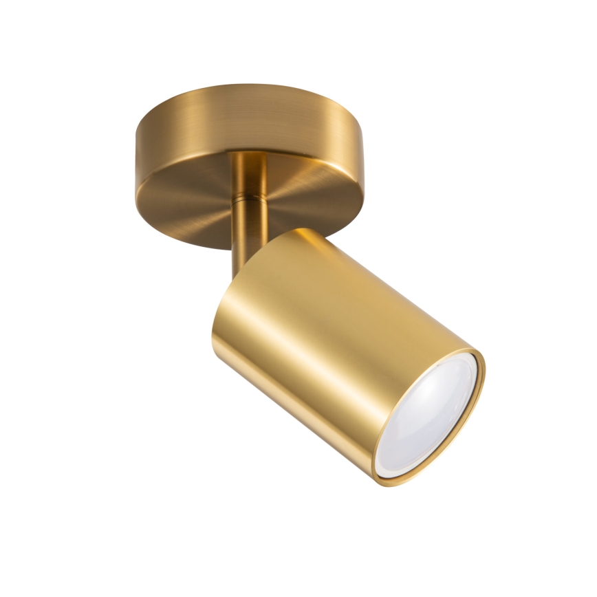 LED RGBW prigušiva zidna spot svetiljka GOLDI 1xGU10/6W/230V 3000K zlatna + daljinski upravljač