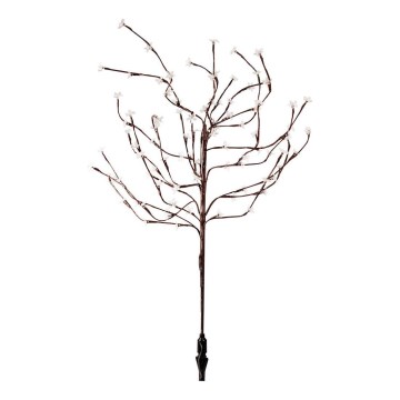 LED RGBW solarno svetlo TREE LED/0,1W/1,2V 600 mAh IP44 braon
