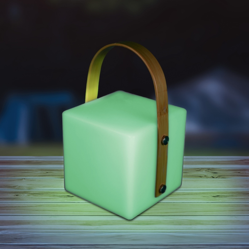 LED RGBW Spoljašnja lampa MAJORKA LED/0,5W/5V USB 1200 mAh IP44 bela