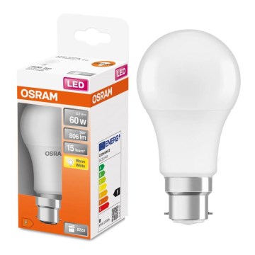 LED sijalica A60 B22d/8,5W/230V 2700K - Osram