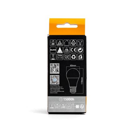 LED sijalica A60 E27/21W/230V 3000K - Aigostar