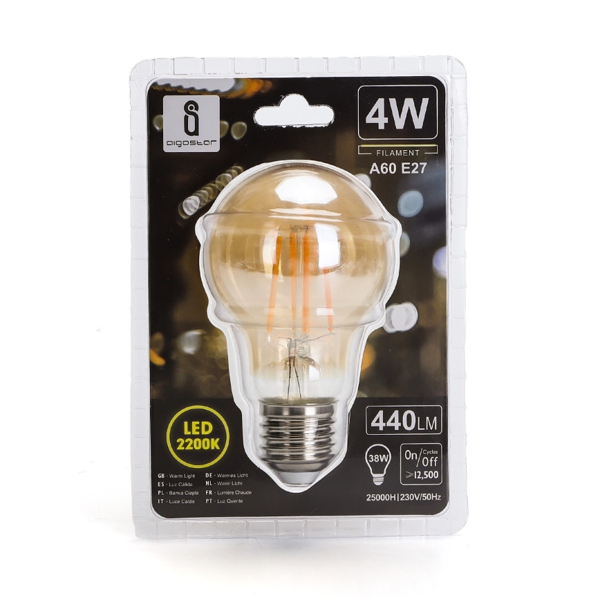 LED sijalica A60 E27/4W/230V 2200K - Aigostar