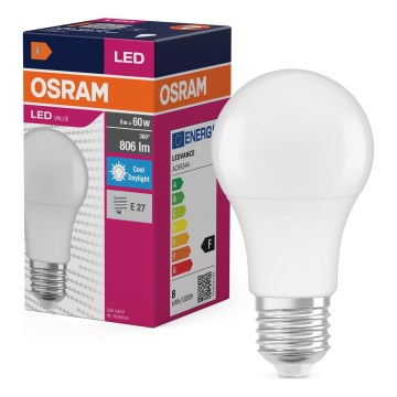 LED sijalica A60 E27/8W/230V 6500K - Osram