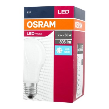 LED sijalica A60 E27/9,5W/230V 4000K - Osram