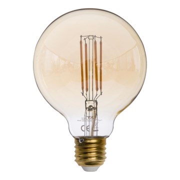 LED sijalica AMBER G95 E27/6,5W/230V 3200K