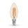 LED sijalica CLASIC AMBER C35 E14/5W/230V 2200K -  Brilagi