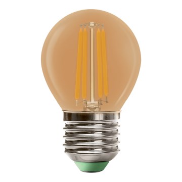 LED sijalica CLASIC AMBER G45 E27/4W/230V 2200K - Brilagi