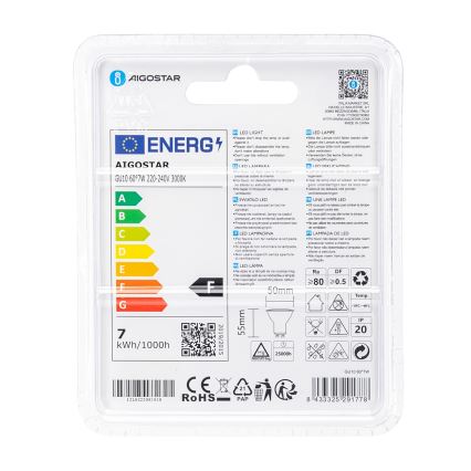 LED sijalica COB GU10/7W/230V 3000K - Aigostar