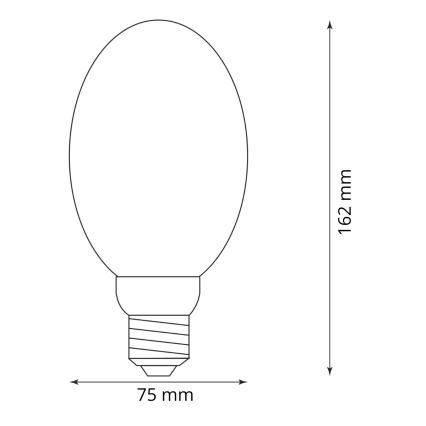 LED sijalica DECO VINTAGE B75 E27/4W/230V 1800K