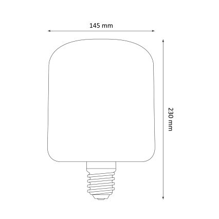 LED sijalica DECO VINTAGE E27/4W/230V 1800K