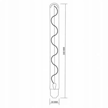 LED sijalica DECO VINTAGE FILAMENT T30 E27/4,5W/230V 2200K