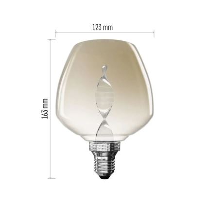 LED sijalica DECO VINTAGE S123 E27/3,5W/230V 1800K