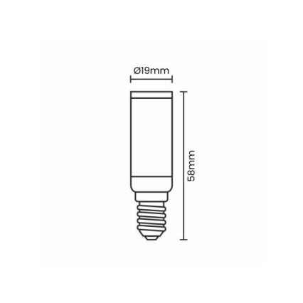 LED sijalica E14/4,5W/230V 2800K