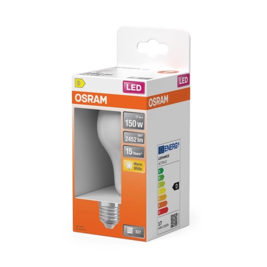 LED sijalica E27/17W/230V 2700K - Osram