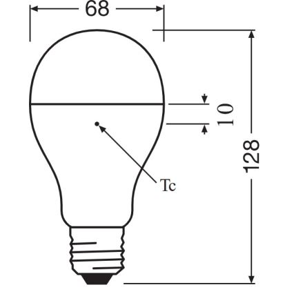 LED sijalica E27/19W/230V 6500K - Osram