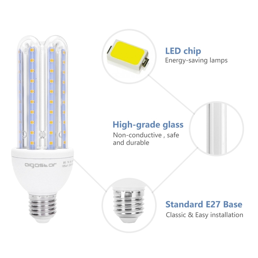 LED sijalica E27/23W/230V 3000K - Aigostar