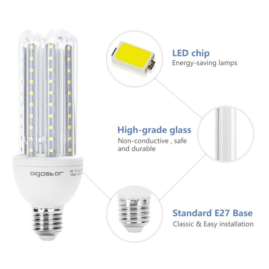 LED sijalica E27/23W/230V 6500K - Aigostar