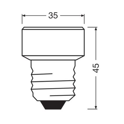 LED sijalica E27/3,5W/230V 2700K - Osram