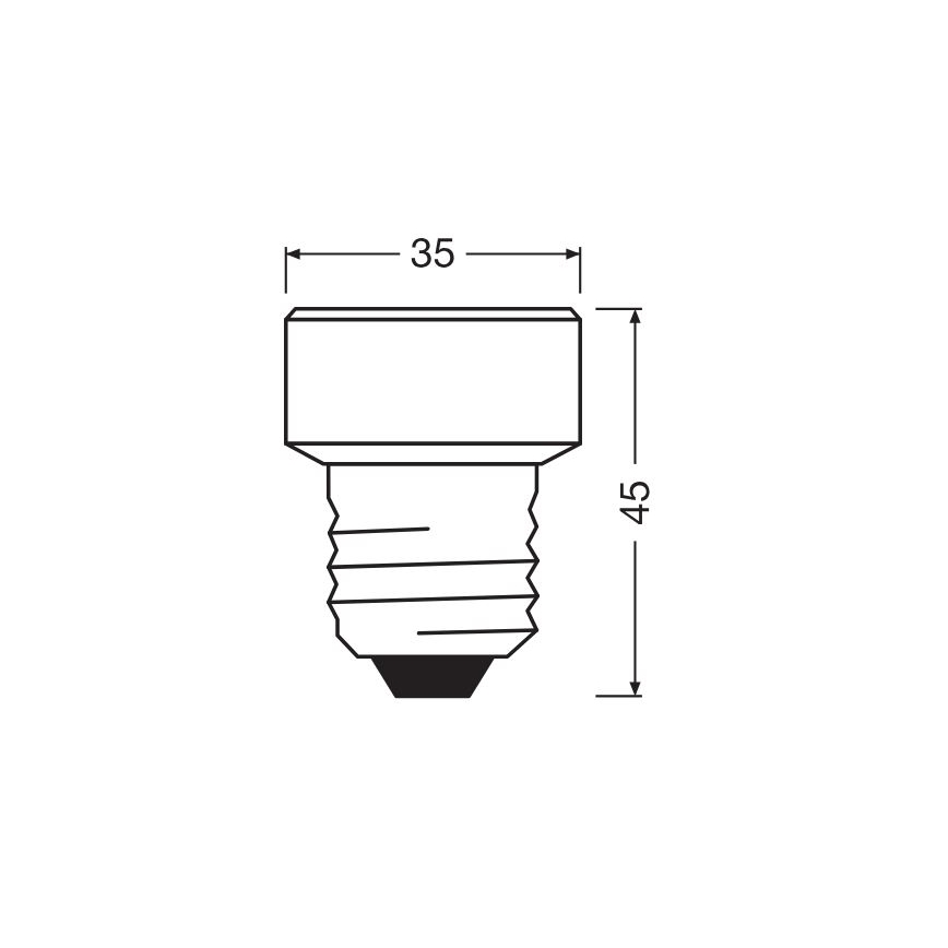 LED sijalica E27/3,5W/230V 2700K - Osram