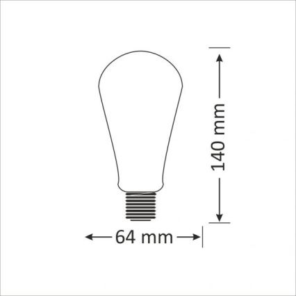LED sijalica E27/4W/230V 2000K