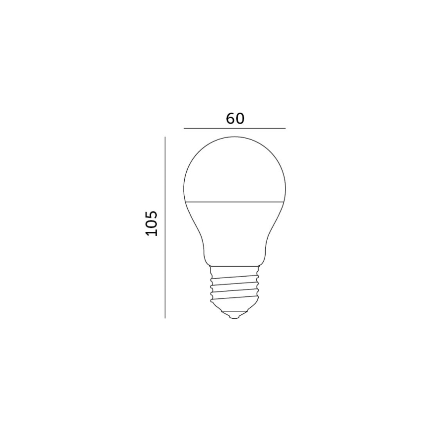 LED sijalica E27/8,5W/230V 4000K
