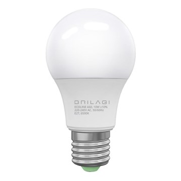 LED sijalica ECOLINE A60 E27/10W/230V 6500K - Brilagi