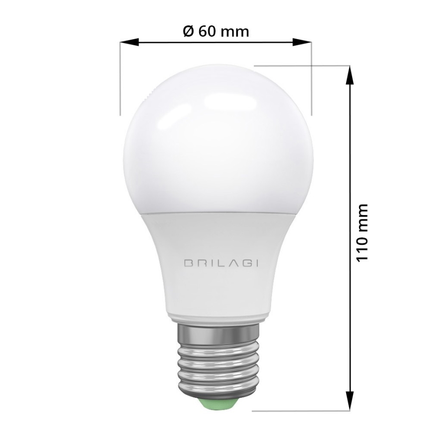LED sijalica ECOLINE A60 E27/15W/230V 4000K - Brilagi