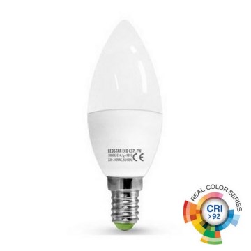 LED sijalica ECOLINE C37 E14/7W/230V 3000K CRI 92 - Brilagi