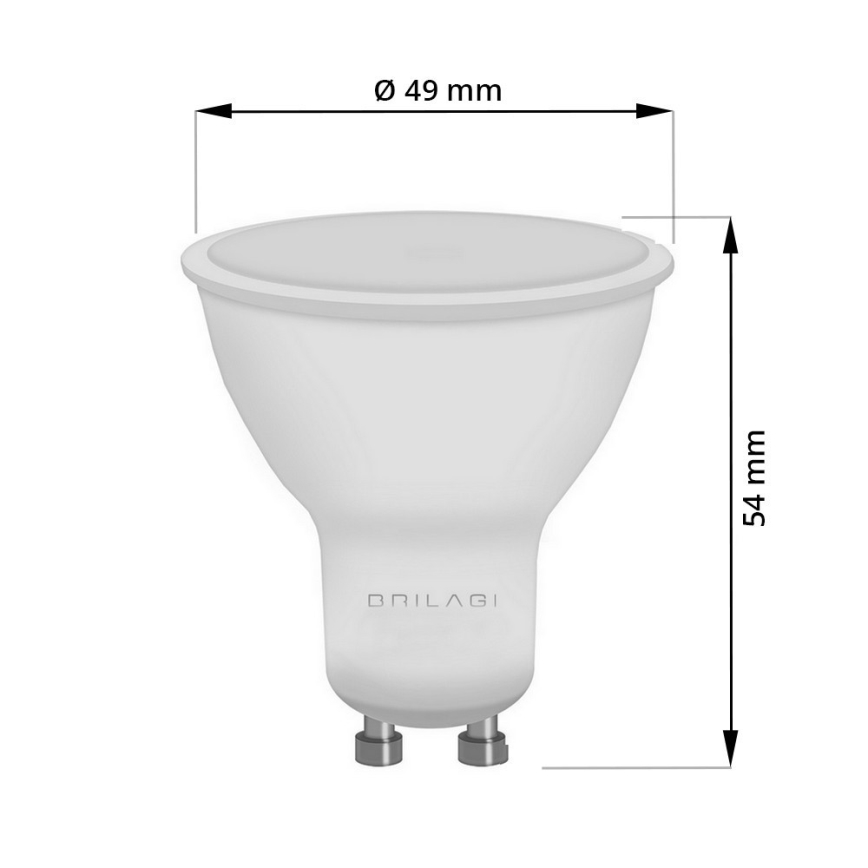 LED sijalica ECOLINE GU10/8,5W/230V 4000K - Brilagi