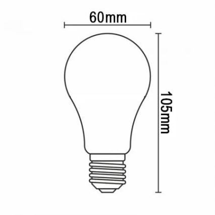 LED sijalica FILAMENT A60 E27/6W/230V 4000K