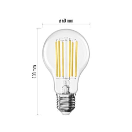 LED sijalica FILAMENT A60 E27/7,2W/230V 4000K Energetska klasa A