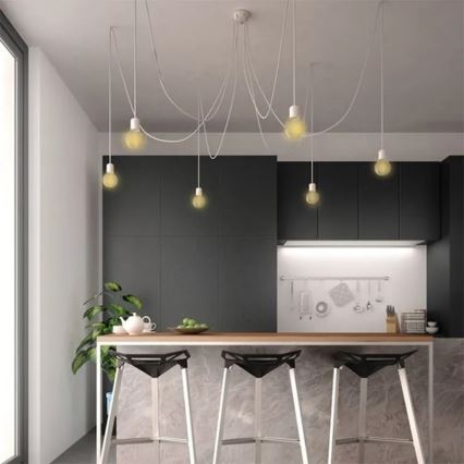 Bela filamentna LED sijalica A60 E27/9W/230V 3000K