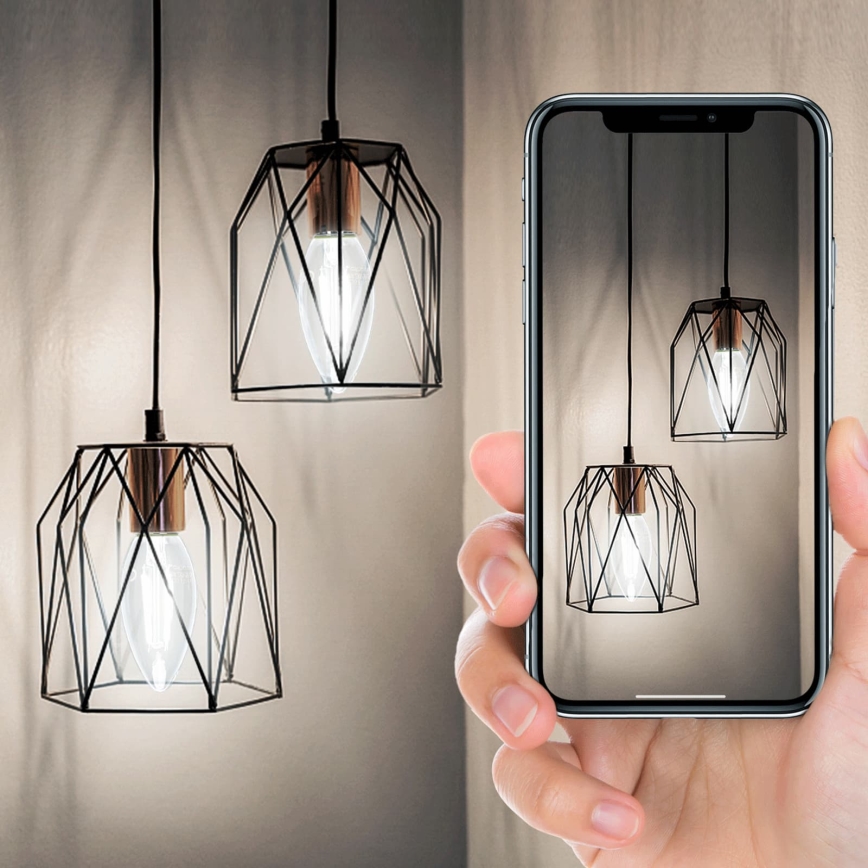 LED sijalica FILAMENT C35 E14/8W/230V 6500K - Aigostar