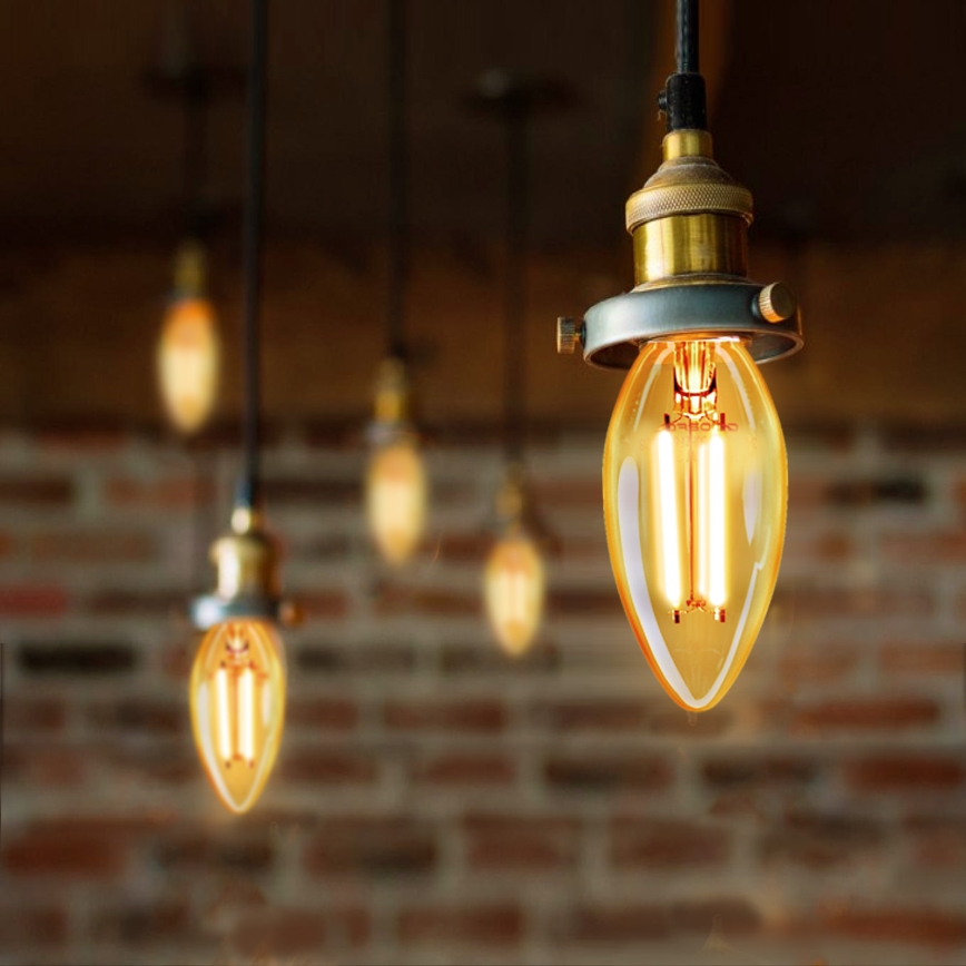LED sijalica FILAMENT C35 E27/8W/230V 2200K - Aigostar