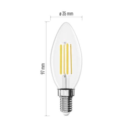 LED sijalica FILAMENT E14/3,8W/230V 2700K Energetska klasa A