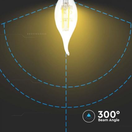 LED sijalica FILAMENT E14/4W/230V 3000K