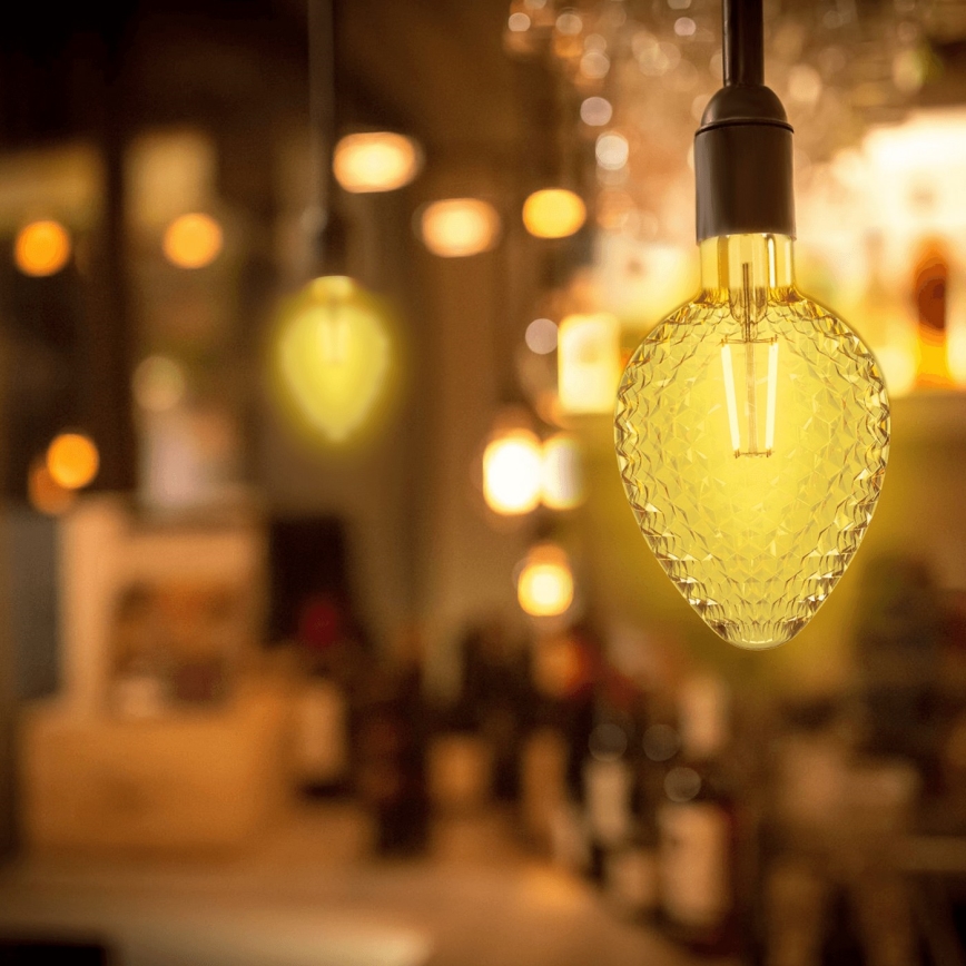 LED sijalica FILAMENT E27/4W/230V 1800K jagoda - Aigostar