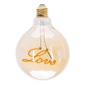 LED sijalica FILAMENT E27/4W/230V 1800K love - Aigostar