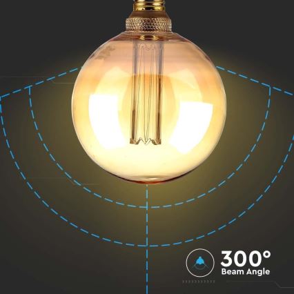 LED sijalica FILAMENT G125 E27/4W/230V 1800K Art izdanje