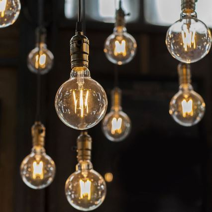 LED sijalica FILAMENT G125 E27/6W/230V 3000K