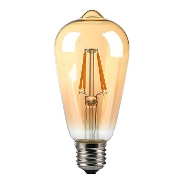 LED sijalica FILAMENT JANTARNA ST64 E27/8W/230V 2200K