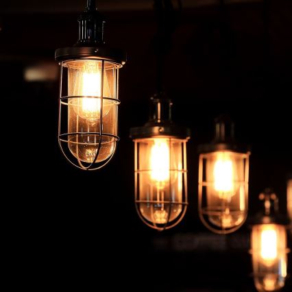 LED sijalica FILAMENT JANTARNA ST64 E27/8W/230V 2200K