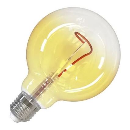 LED sijalica FILAMENT oblik G95 E27/4W/230V 1800K žuta