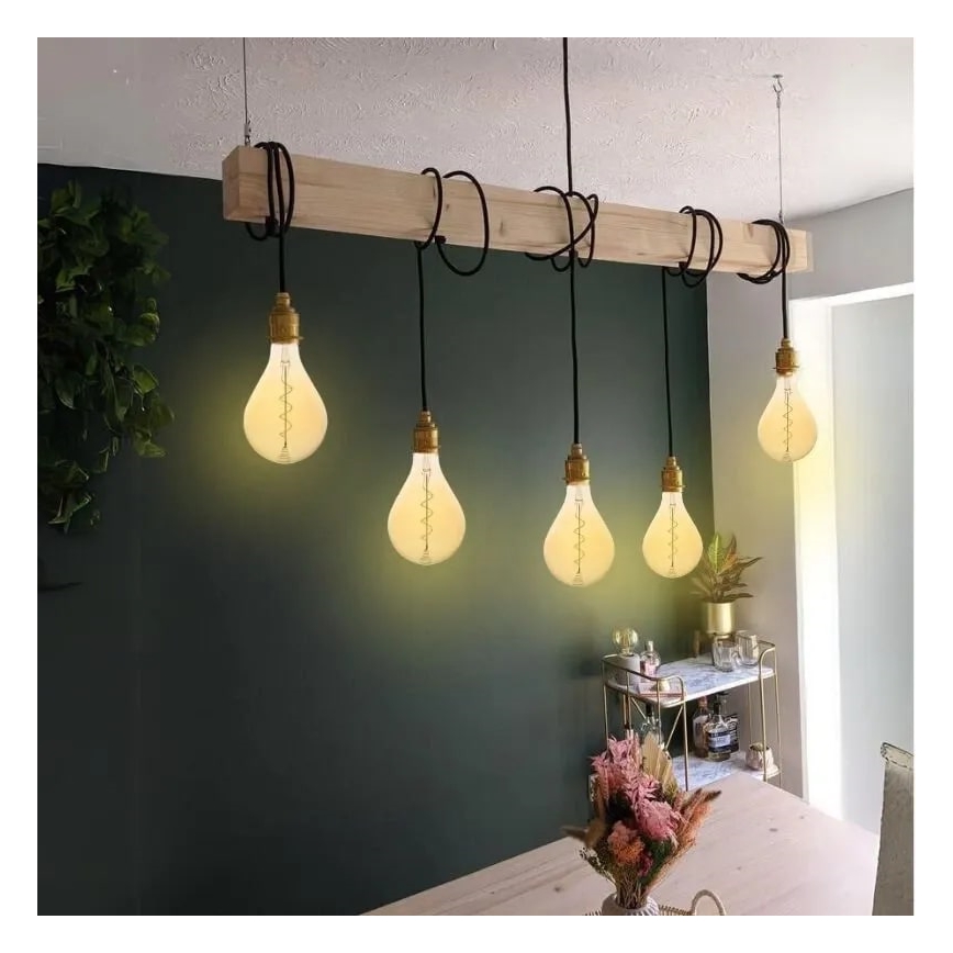 LED sijalica FILAMENT SPIRAL VINTAGE A165 E27/4W/230V 2000K