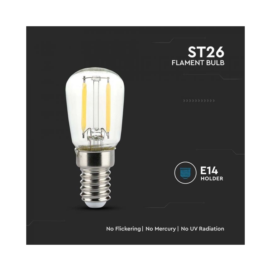 LED sijalica FILAMENT ST26 E14/2W/230V 3000K