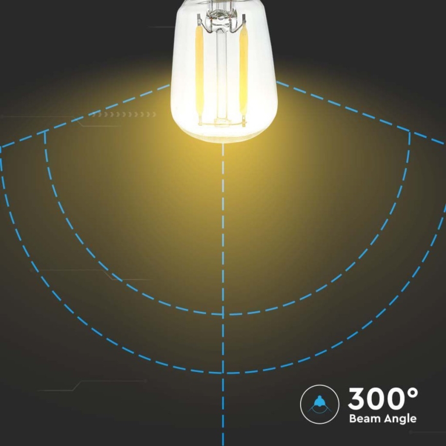 LED sijalica FILAMENT ST26 E14/2W/230V 4000K