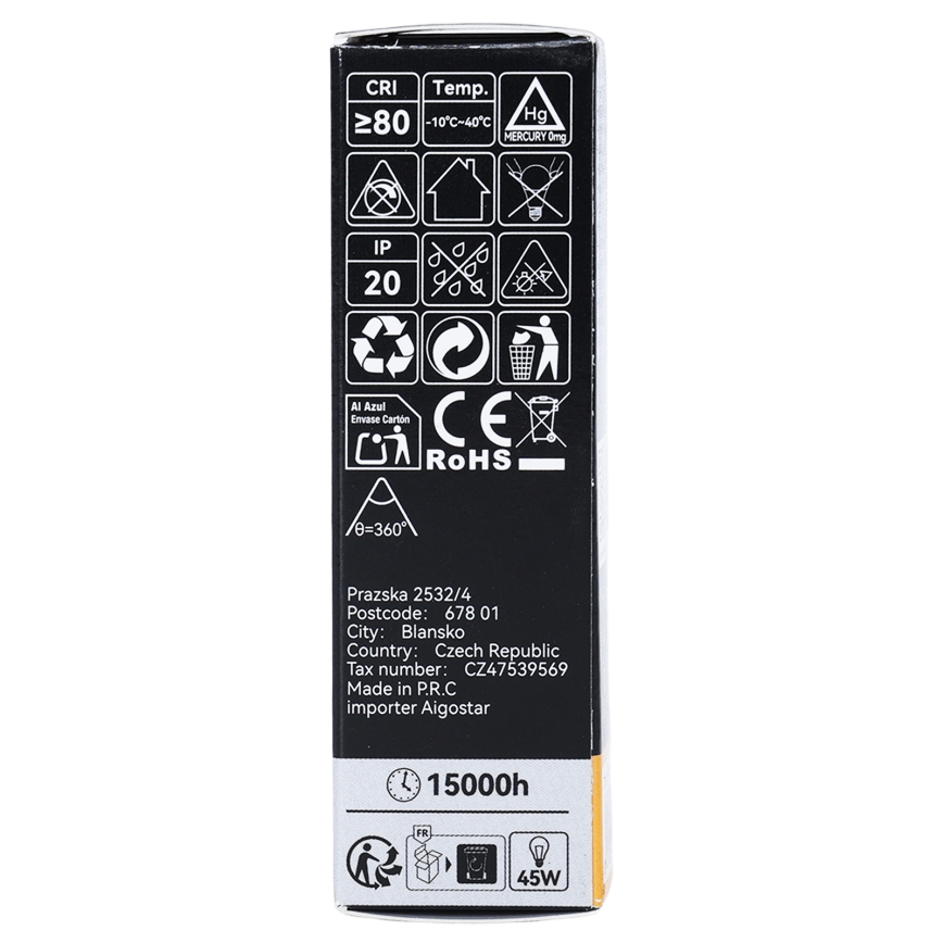 LED sijalica FILAMENT T25 E14/6W/230V 3000K - BRILAGI
