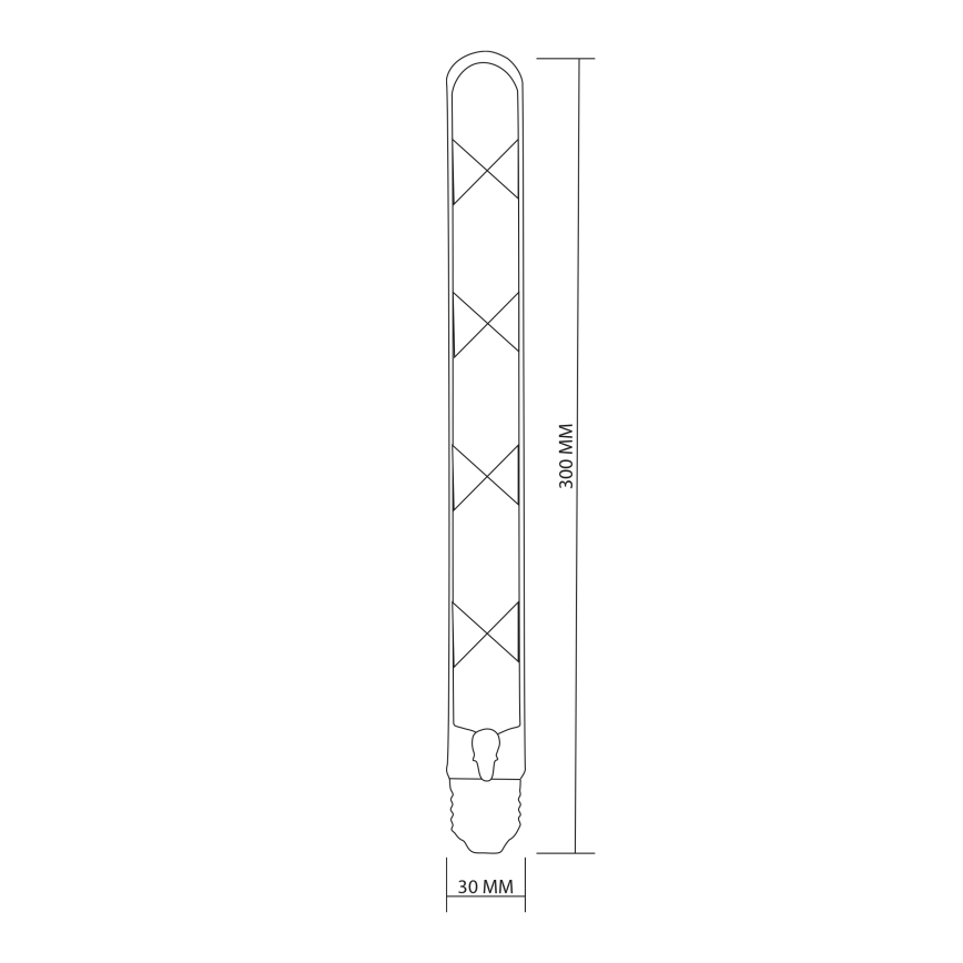 LED sijalica FILAMENT VINTAGE T30 E27/4,5W/230V 2700K